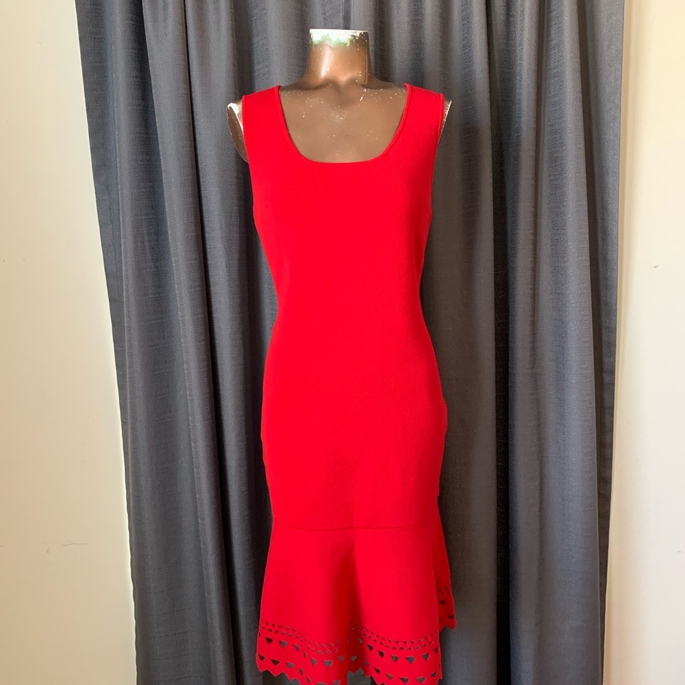 ANN TAYLOR LASER CUT DRESS SIZE MP - Picture 4 of 9